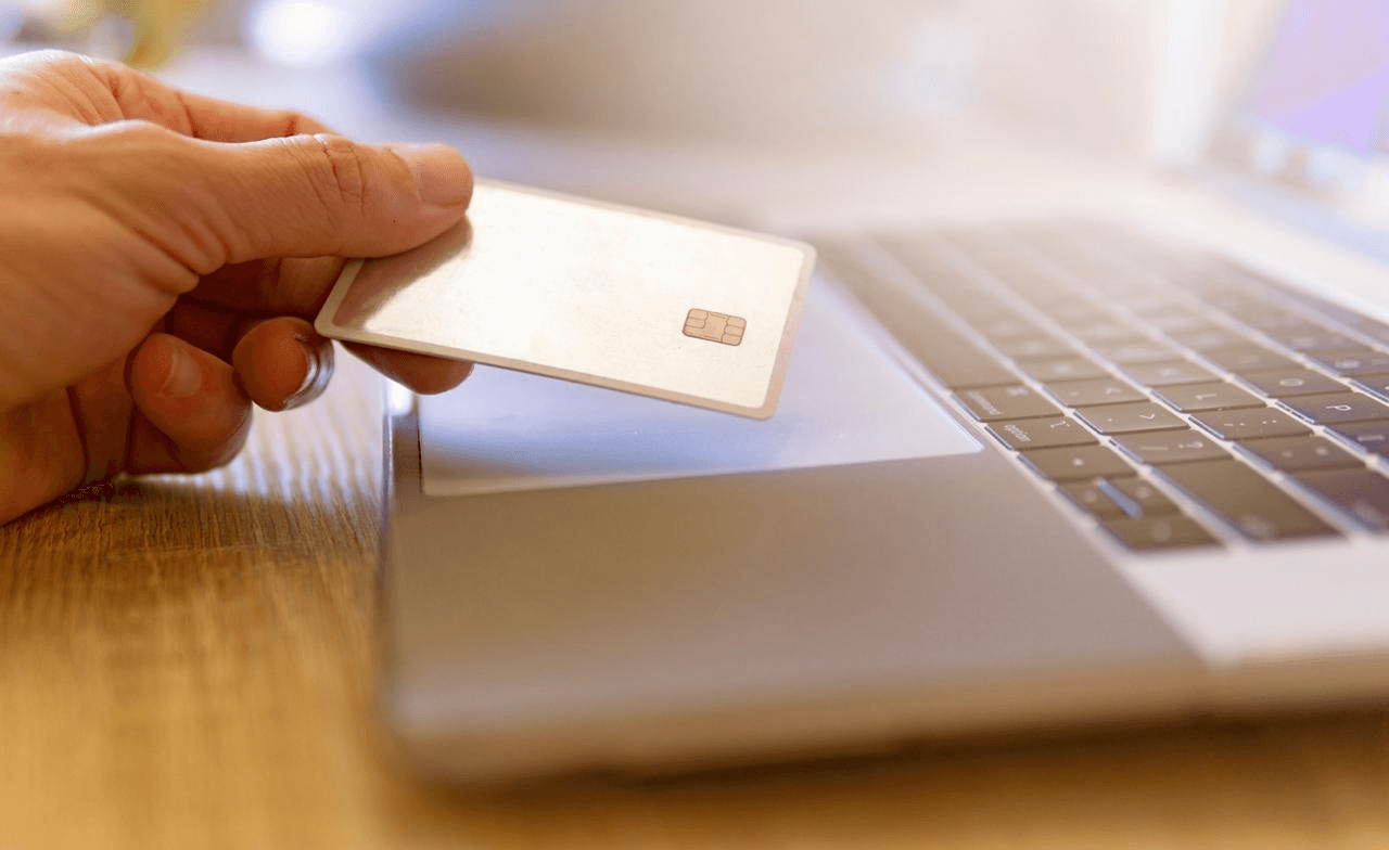 Client paying by card